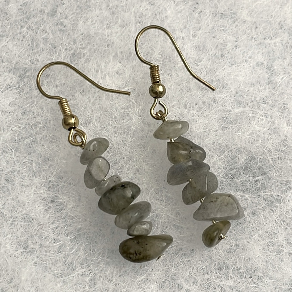 Labradorite earrings
